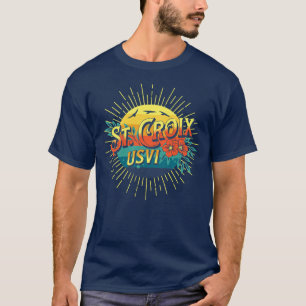 US Virgin Islands St. Croix Tropical Sunset USVI  T-Shirt