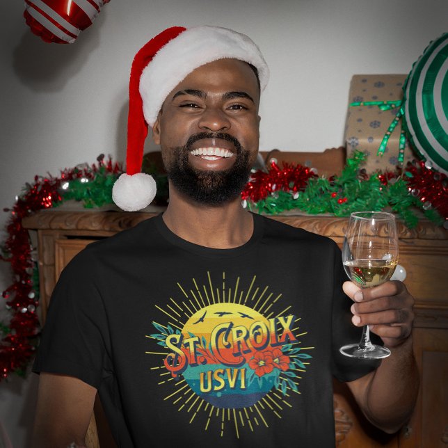 US Virgin Islands St. Croix U.S. VI Tropical T-Shirt (US Virgin Islands St. Croix U.S. VI Tropical T-Shirt great to wear during Festival and other times. )