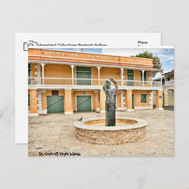 US Virgin Islands St. Croix USVI Caribbean Postcard (Front/Back)