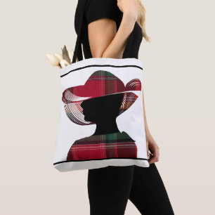 US Virgin Islands St. Croix USVI Madras Pattern Tote Bag