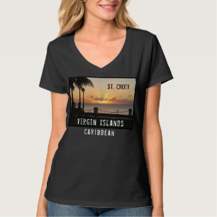 US Virgin Islands St. Croix USVI Sunset Tropical T-Shirt