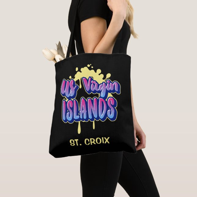 US Virgin Islands St. Croix USVI Tote Bag (Close Up)