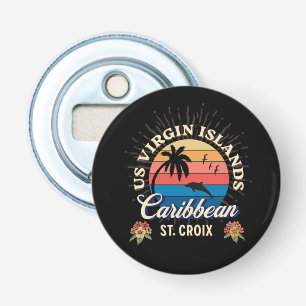 US Virgin Islands St. Croix USVI Tropical Bottle Opener