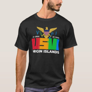 US Virgin Islands St. Croix USVI Tropical   T-Shirt