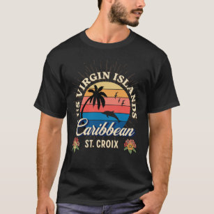 US Virgin Islands St. Croix USVI Tropical  T-Shirt