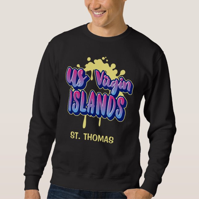 US Virgin Islands St. Thomas USVI Sweatshirt (Front)
