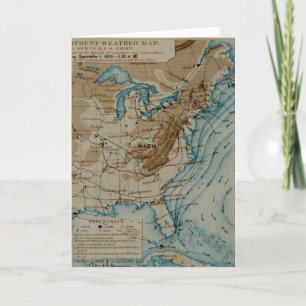 US Weather Map Card