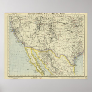 US West, Mexico North Poster