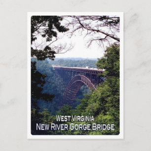 US West Virginia - New River Gorge Bridge - Postcard
