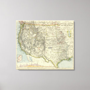US Western Canvas Print