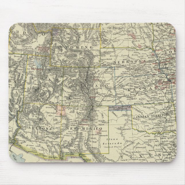 US Western Mouse Mat (Front)