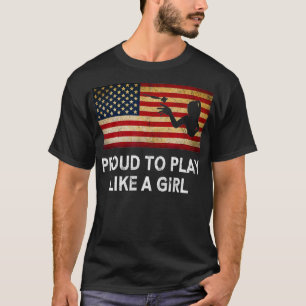 US Women Darts Team Player Sport Fan Proud To T-Shirt