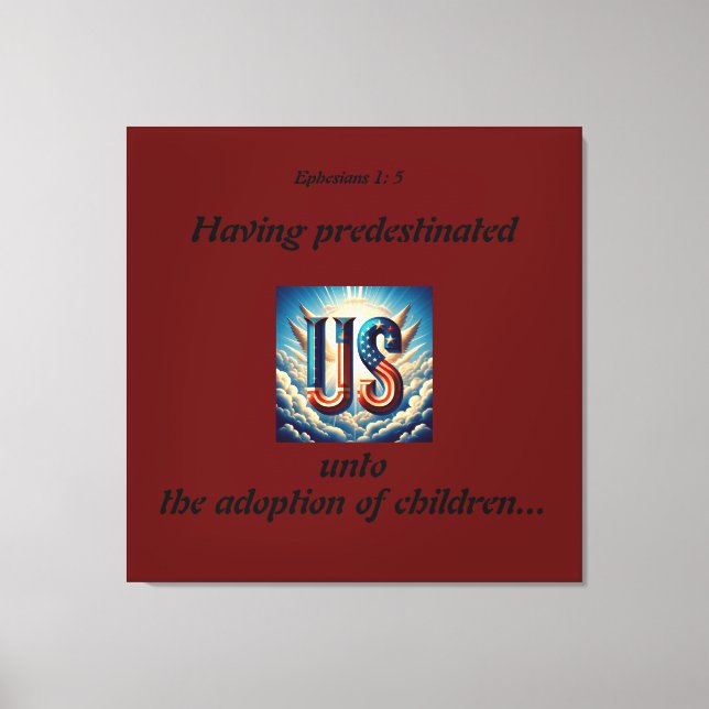 US x7 Canvas Print (Front)