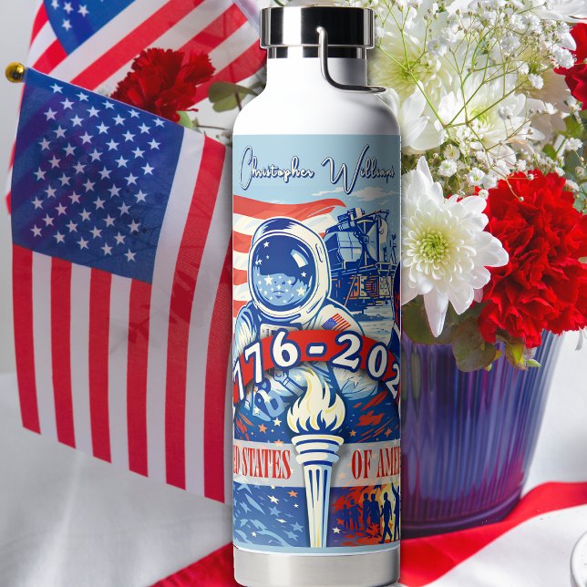 USA 1776-2026 Commemorative Personalised Water Bottle (Creator Uploaded)