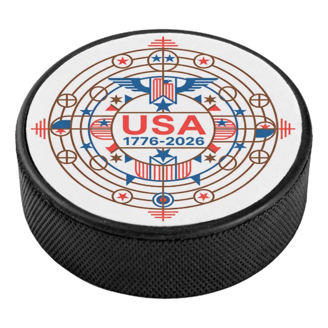 USA 1776-2026 HOCKEY PUCK (3/4)