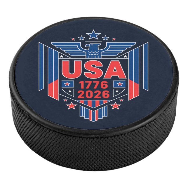 USA 1776-2026 HOCKEY PUCK (3/4)