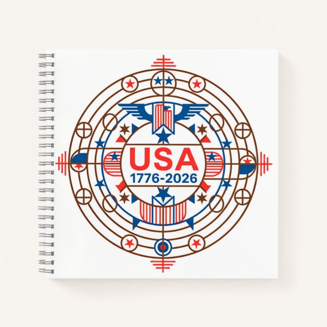 USA 1776-2026 NOTEBOOK (Front)
