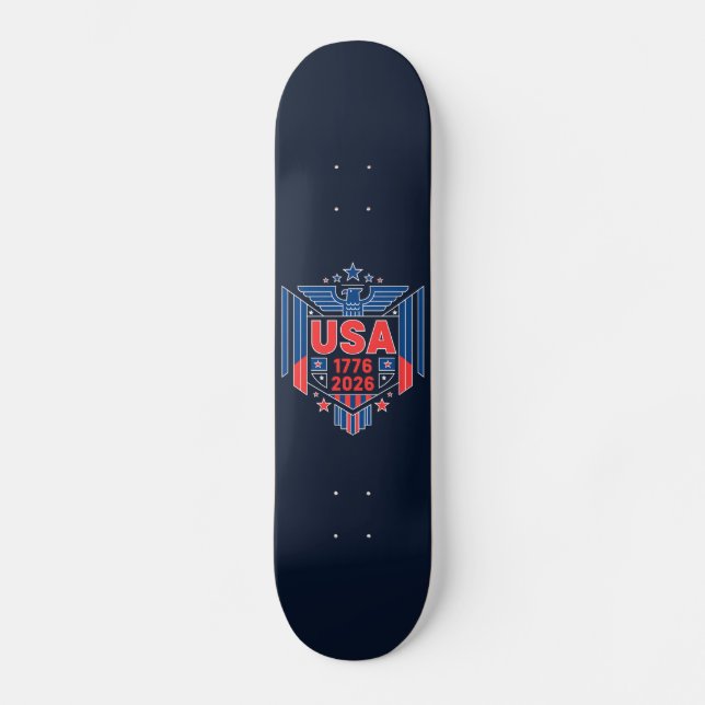 USA 1776-2026 SKATEBOARD (Front)