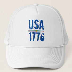 USA 1776 TRUCKER HAT