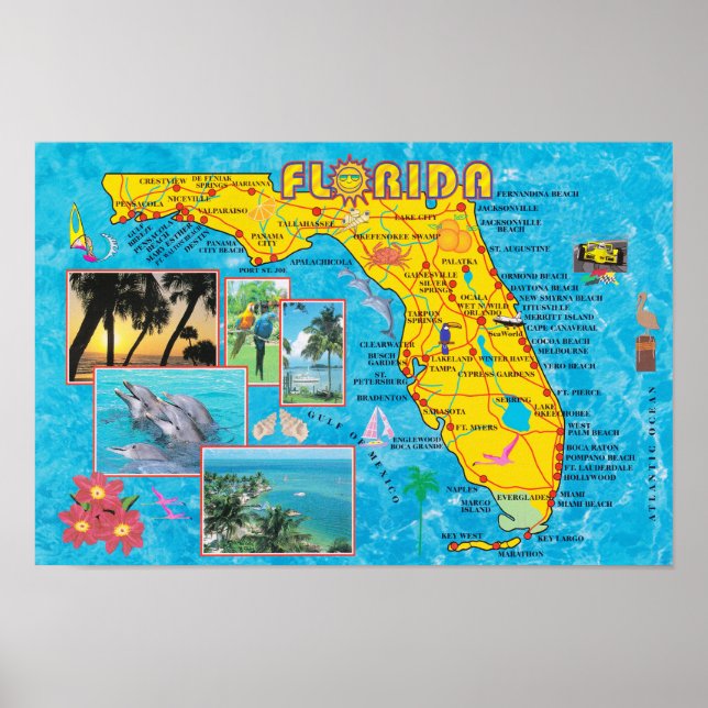 " USA: 2012/heute Florida - Urlaubs Postkarte ...  Poster (Front)
