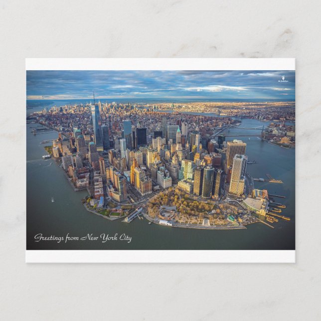 " USA: 2020/Today NEW YORK CITY - Skyline ... Postcard (Front)