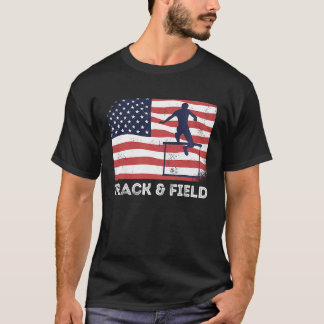 USA 2021 Summer Sports Flag Track & Field Team Gea T-Shirt
