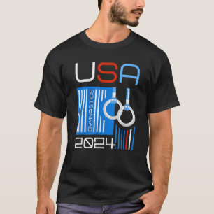 USA 2024 Games United States Gymnastics America T-Shirt