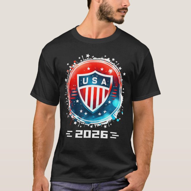 USA 2026 Go United States Sport USAeam 2026 USA fu T-Shirt (Front)