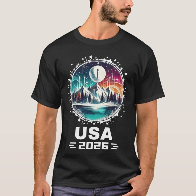 USA 2026 Go United States Winter Sport USAeam 2026 T-Shirt (Front)