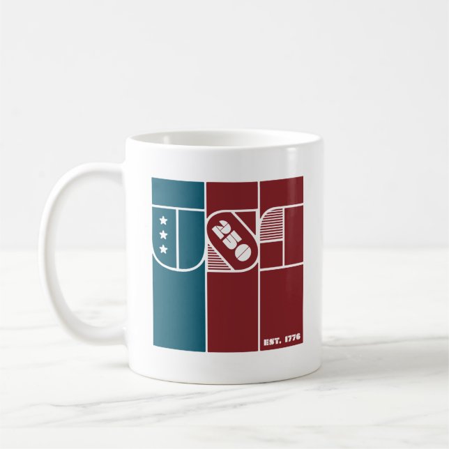 USA 250 ★ 1776-2026 COFFEE MUG (Left)