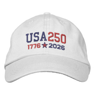 USA 250 - 1776-2026 EMBROIDERED HAT