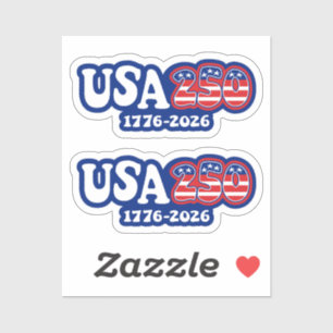 USA 250 - America's 250th Birthday Red White Blue