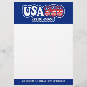 USA 250 - America's 250th Birthday Red White Blue Flyer