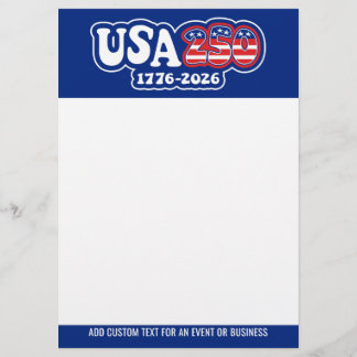 USA 250 - America's 250th Birthday Red White Blue Flyer