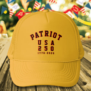 USA 250 America's Anniversary Add Name 4th of July Trucker Hat
