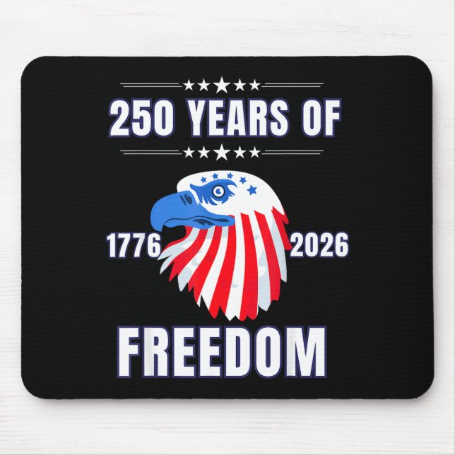 Usa 250 Anniversary Eagle 1776 To 2026 Patriotic A Mouse Mat (Front)