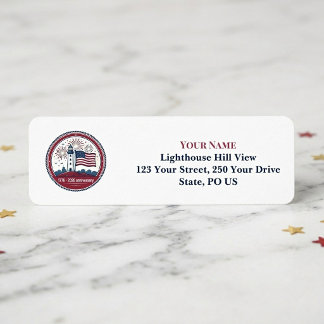 USA 250 Anniversary Lighthouse 1776-2026 Firework 