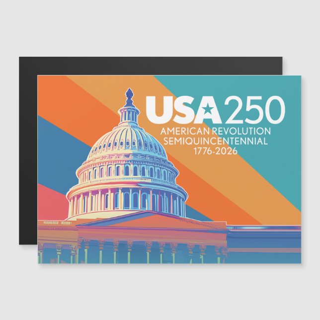 USA 250 Birthday Capital - America Celebration (Front/Back)