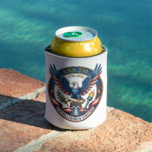 USA 250 Eagle Can Cooler