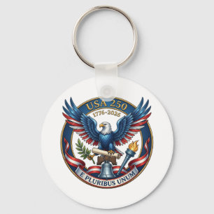 USA 250 Eagle commemorative Key Ring