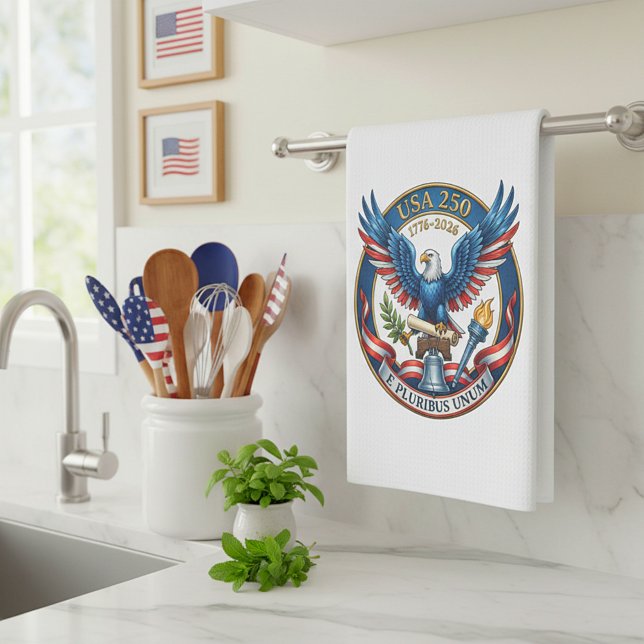 USA 250 Eagle Tea Towel (Creator Uploaded)