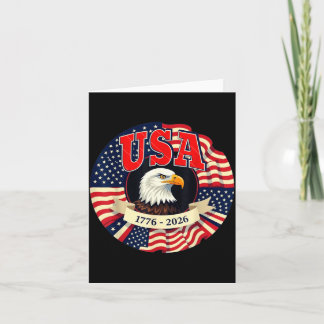 Usa 250 Patriotic Anniversary Celebration Card