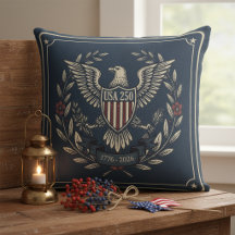 USA 250 Patriotic Eagle Heritage Motif Navy ID1299
