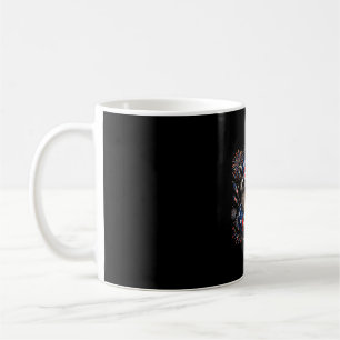 Usa 250 patriotic racoon drinking beer sunglasses coffee mug