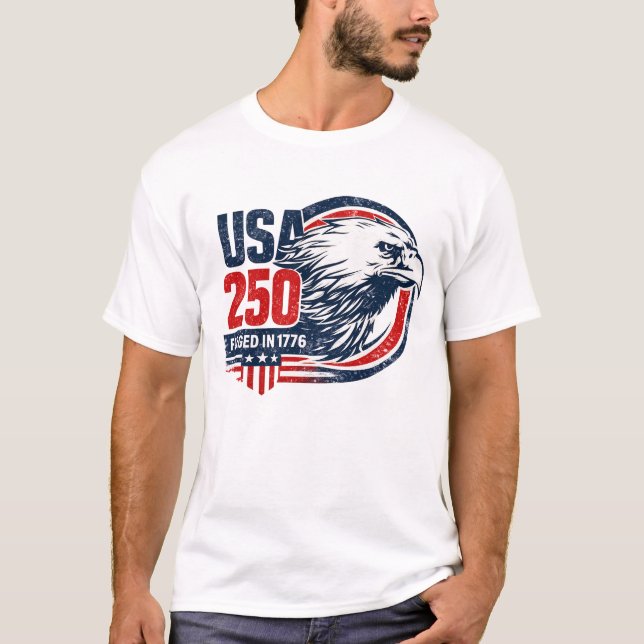 USA 250  T-Shirt (Front)