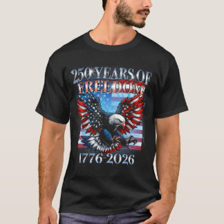 Usa 250 Years 1776 2026 Artwork T-Shirt