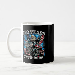 Usa 250 Years 1776-2026 Monster Truck Eagle Flag M Coffee Mug