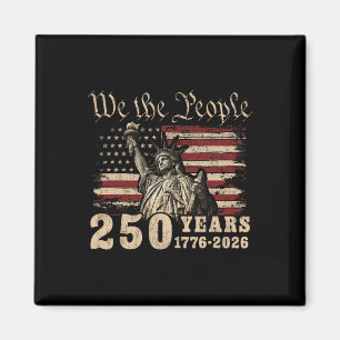 Usa 250 Years 1776-2026 We The People Statue Of Li Magnet