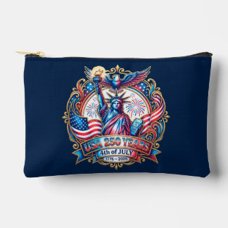 USA 250 years 4th of July 1776-2026 Accessory Pouch