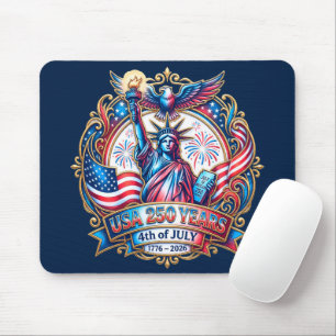 USA 250 years 4th of July 1776-2026 Mouse Mat